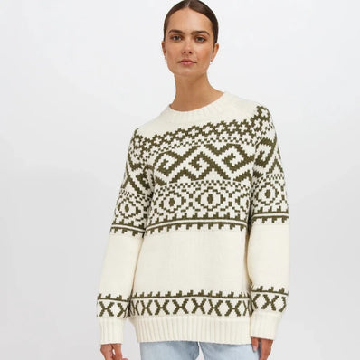 Fair Isle Knit Sweater