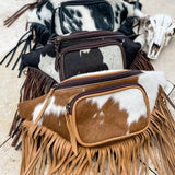 Western Cowhide Fanny Pack