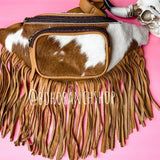 Western Cowhide Fanny Pack