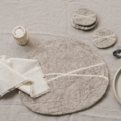 Striato Felt Wool Placemat