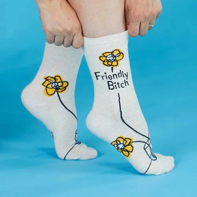 Friendly Bitch Crew Socks