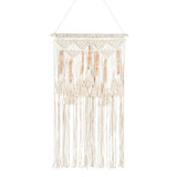 Fringed Wall Hanging W/ Beads & Tassels