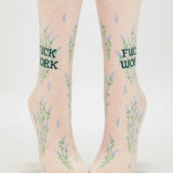 F*ck Work Crew Socks