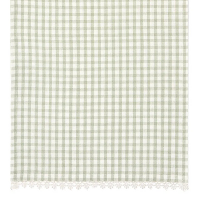 Cotton Gingham Table Runner