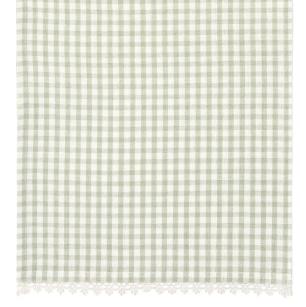 Cotton Gingham Table Runner