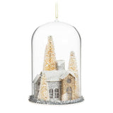 Glitter House Dome Ornament