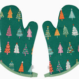Set/2 Glitzmas Oven Mitts
