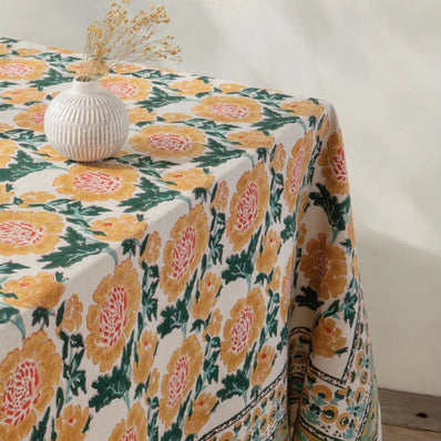 Block Print Tablecloth