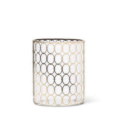 Tumbler w Gold Rings