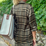 Meadow Plaid Button Up