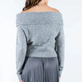 Off Shoulder Sweater