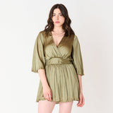 Faze Flutter Sleeve Wrap Romper