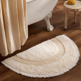 Tufted Half Moon Bath Mat