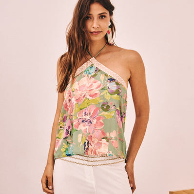 Floral Halter Top