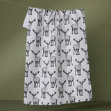 Geometry Winter Kitchen Tea Towel