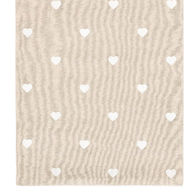 Cotton Linen Print Table Runner