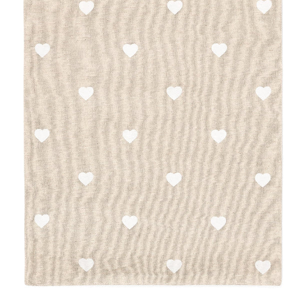 Cotton Linen Print Table Runner