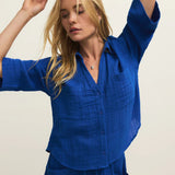 Helena Airy Button Up