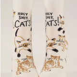 Holy Shit. Cats! Ankle Socks