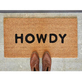 Howdy Coir Doormat