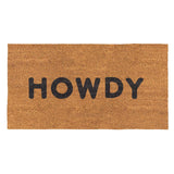 Howdy Coir Doormat
