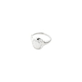 Here Crystal Signet Ring