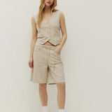 Hudson Belted Shorts