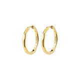 Inner Wavy Hoop Earrings