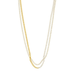 Inner Mixed Metals 2-in-1 Necklace Set