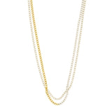 Inner Mixed Metals 2-in-1 Necklace Set