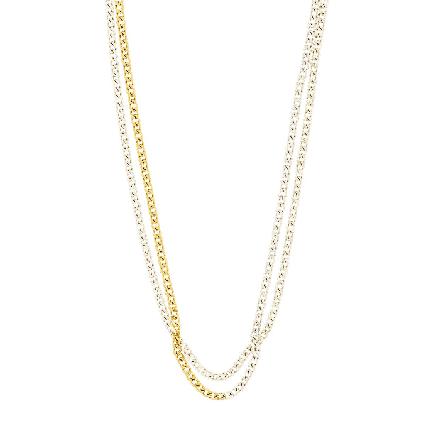 Inner Mixed Metals 2-in-1 Necklace Set