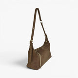 Ivy Faux Suede Shoulder Bag