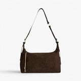 Ivy Faux Suede Shoulder Bag