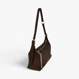 Ivy Faux Suede Shoulder Bag
