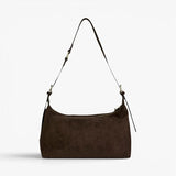 Ivy Faux Suede Shoulder Bag