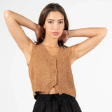 Sleeveless Knit Vest