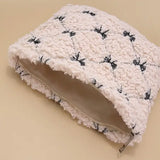 Soft Wool Bow Pouch Bag