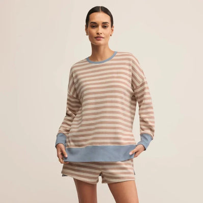 Layer Up Stripe Sweatshirt