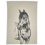 Linen Tea Towel - Horse