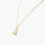 Little Golden Dog Necklace