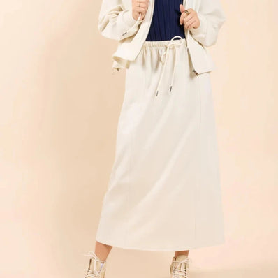 Lonestar Drawstring Midi Skirt