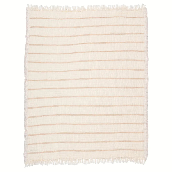 The Lotus - Muslin Baby Quilt