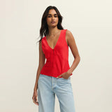 Luana Luxe Satin Top