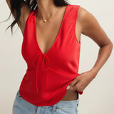 Luana Luxe Satin Top