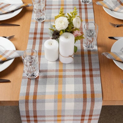 Second Spin Plaid Table Runner