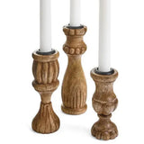 Mango Wood Candle Holder