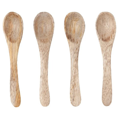 Mango Wood Mini Spoons Set/4
