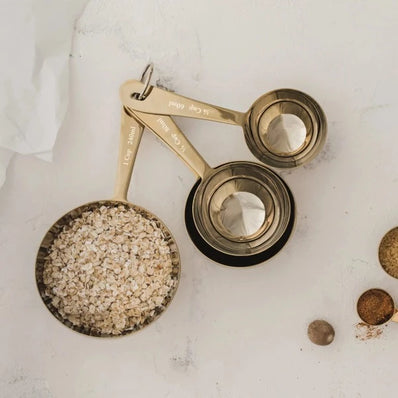 Gold Measuring Cups Set/4