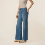 Meg High Rise Patch Pocket Wide Leg