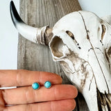 Mini Turquoise Stud Earrings